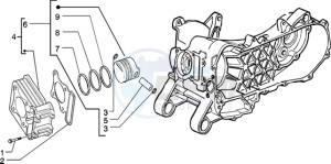 Zip 50 4T drawing Cylinder-piston-wrist pin assy