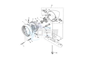 XVS DRAG STAR 1100 drawing HEADLIGHT MY01