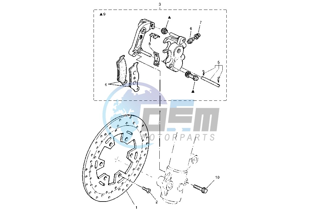 FRONT BRAKE CALIPER