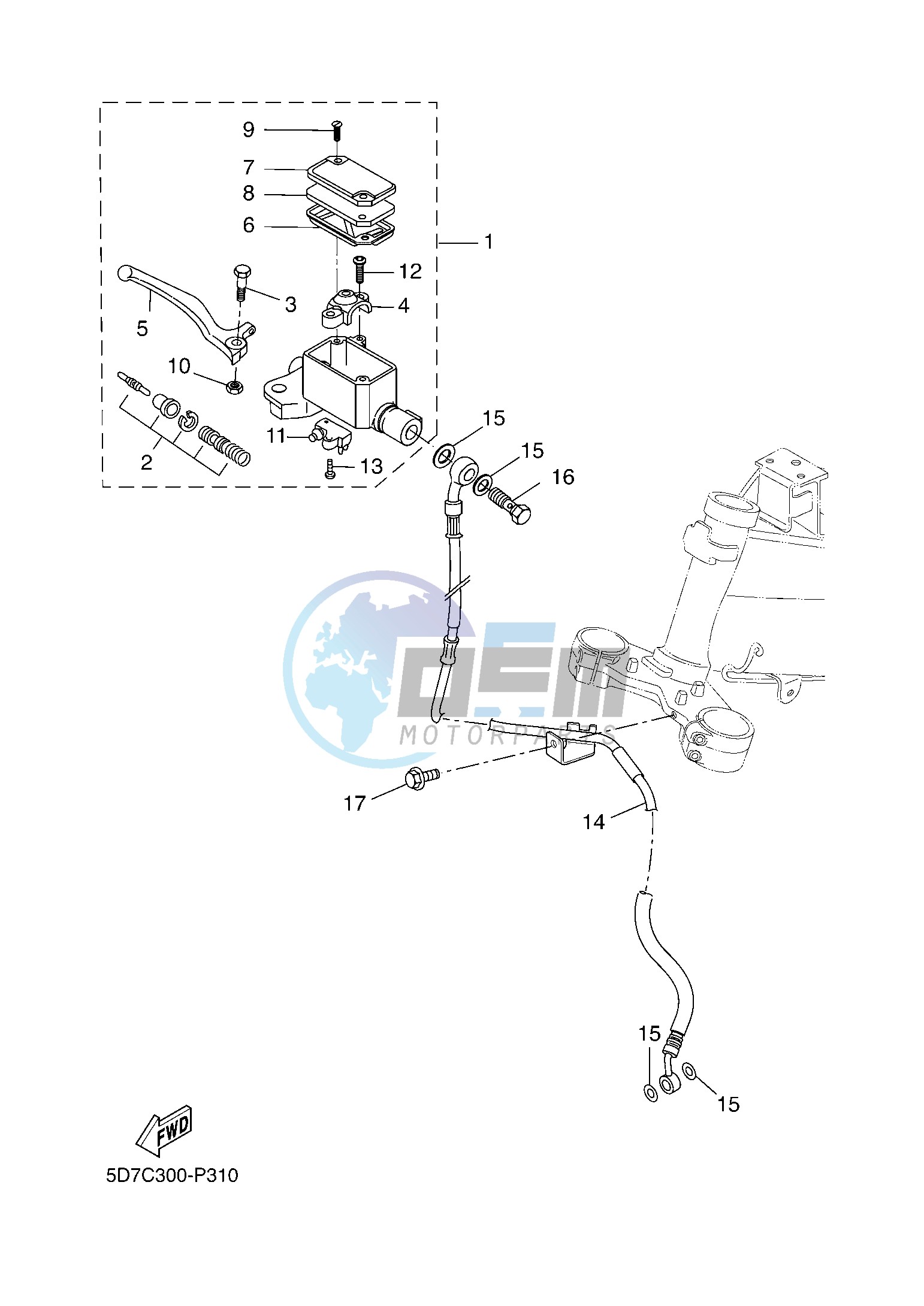 FRONT MASTER CYLINDER