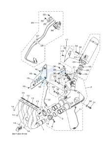 MTN-1000D MT-10 SP MT-10 SP (BW81) drawing EXHAUST