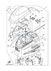 LZ250DETOX drawing TOP-COWLING