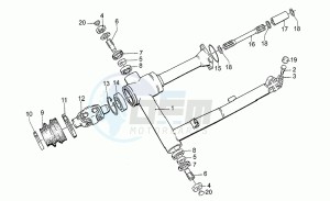 Strada 1000 drawing Swing arm