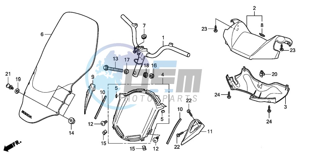 HANDLE PIPE/HANDLE COVER (FES1257/A7)(FES1507/A7)