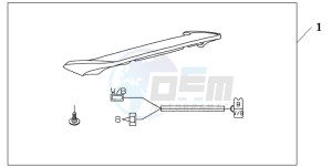 GL1800 drawing SPOILER RE*R303M*