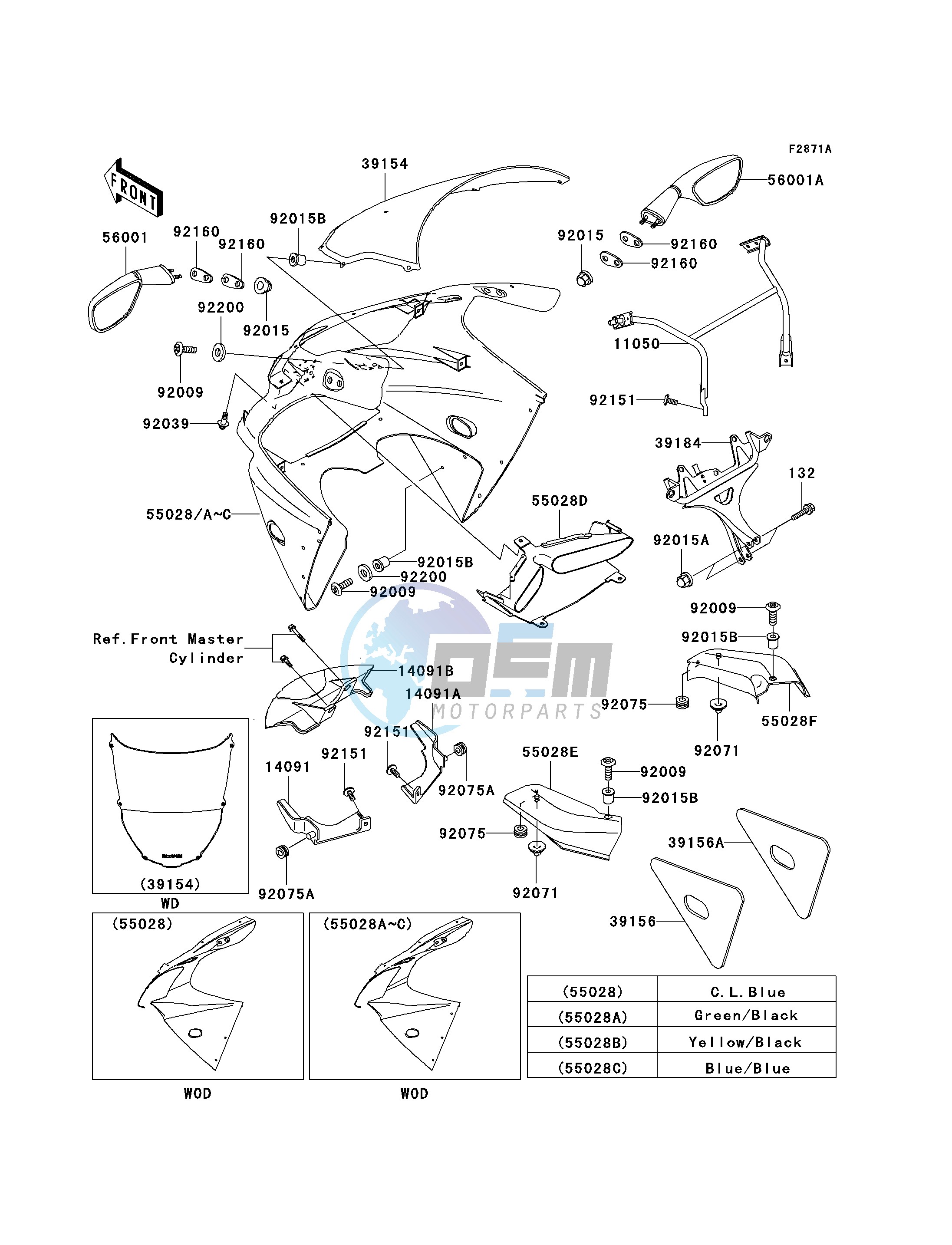 COWLING-- ZX600-J2- -