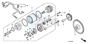 SH1259 E / 3E drawing STARTING MOTOR