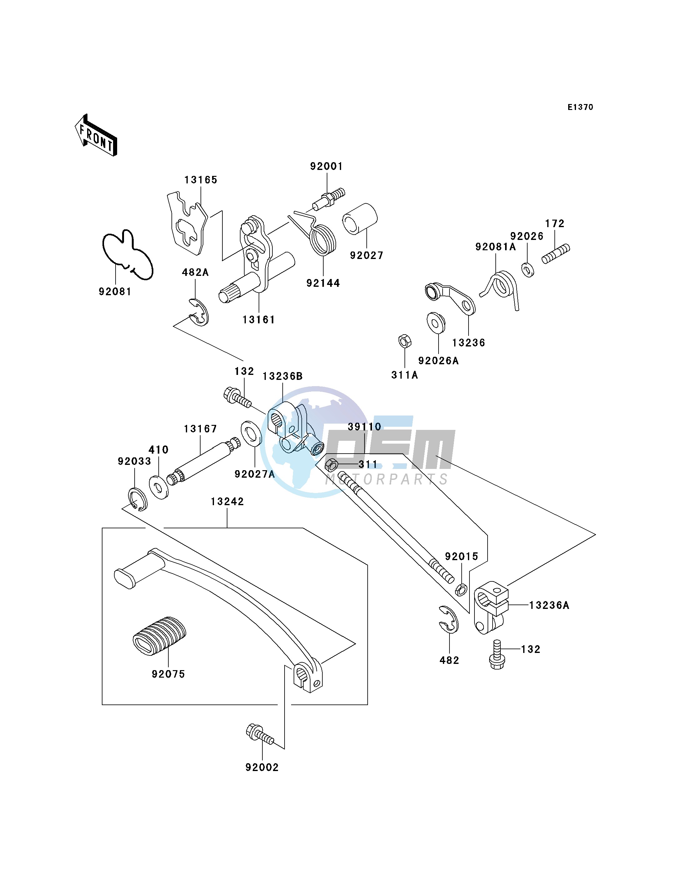 GEAR CHANGE MECHANISM