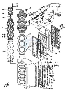 225B drawing CYLINDER--CRANKCASE-2