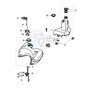 VIVA C drawing TANK AND FUEL PUMP