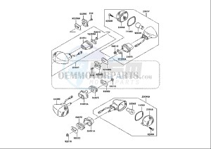 ZX-6R NINJA - 636 cc (EU) drawing TURN SIGNAL LAMP