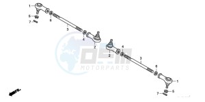 TRX420FE FOURTRAX ES drawing TIE ROD