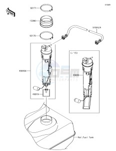 JET SKI ULTRA 310R JT1500NGF EU drawing Fuel Pump