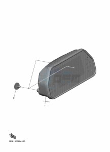 YZF1000 YZF-R1 (B3L7) drawing METER