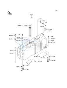 KAF 620 K [MULE 3010 TRANS4X4 HARDWOODS GREEN HD] (K6F-K8F) K6F drawing FUEL TANK-- K6F- -