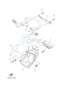 YFZ450R YFZ450RE (1TD3) drawing TAILLIGHT