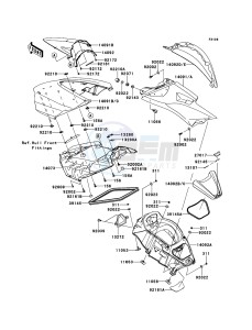 JET_SKI_ULTRA_300X JT1500HDF EU drawing Hull Middle Fittings