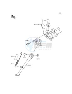 NINJA ZX-6R ZX600RFF FR GB XX (EU ME A(FRICA) drawing Stand(s)