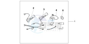 CBR600FR drawing GRIP HEATER SS/ON-OF