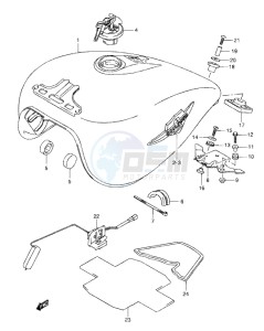 VZ800L1 drawing FUEL TANK (VZ800L1 E19)