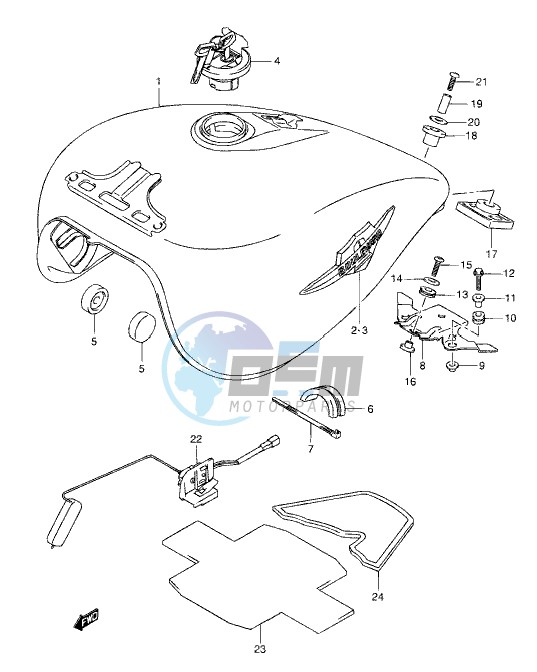 FUEL TANK (VZ800L1 E19)