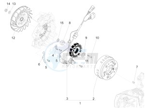 Liberty 125 iGet 4T 3V ie ABS (EMEA) drawing Flywheel magneto