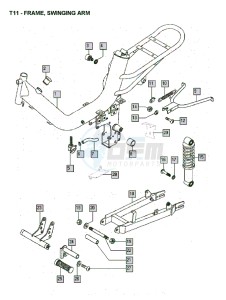 FLEXER_XL_25kmh_K8-L0 50 K8-L0 drawing Frame-swinging arm