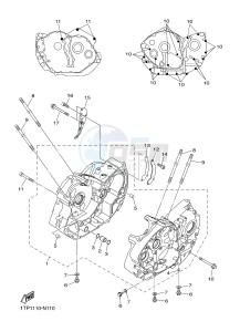 XVS950CU XVS950 XV950 R-SPEC (2DE3) drawing CRANKCASE