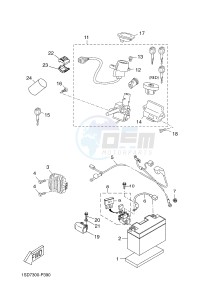 YP400R X-MAX 400 X-MAX (1SDB 1SDB 1SDB) drawing ELECTRICAL 1