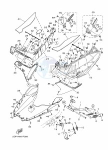 GPD125-A NMAX 125 (BV3H) drawing STEERING HANDLE & CABLE