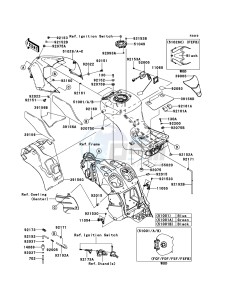 ZZR1400_ABS ZX1400FDF FR GB XX (EU ME A(FRICA) drawing Fuel Tank