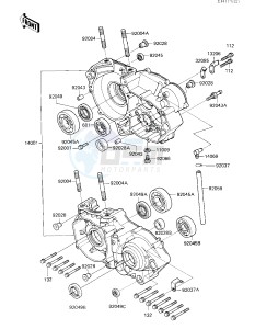 KXT 250 A [TECATE] (A1) [TECATE] drawing CRANKCASE -- 84 A1- -