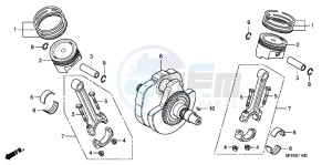 VT1300CXAC drawing CRANKSHAFT/PISTON