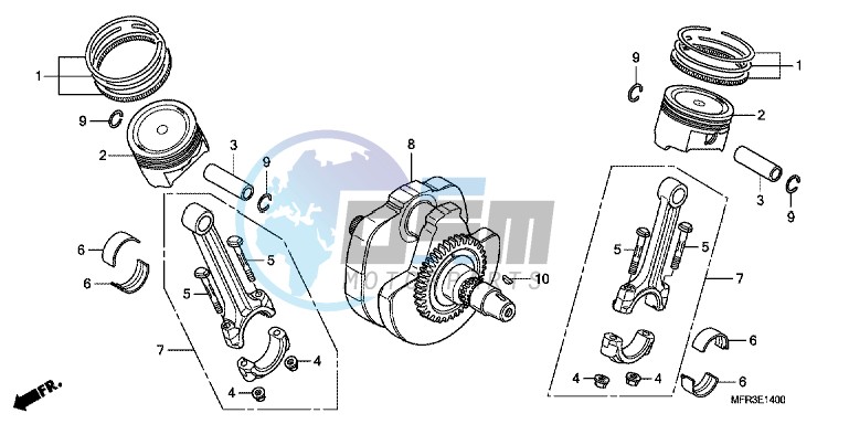 CRANKSHAFT/PISTON