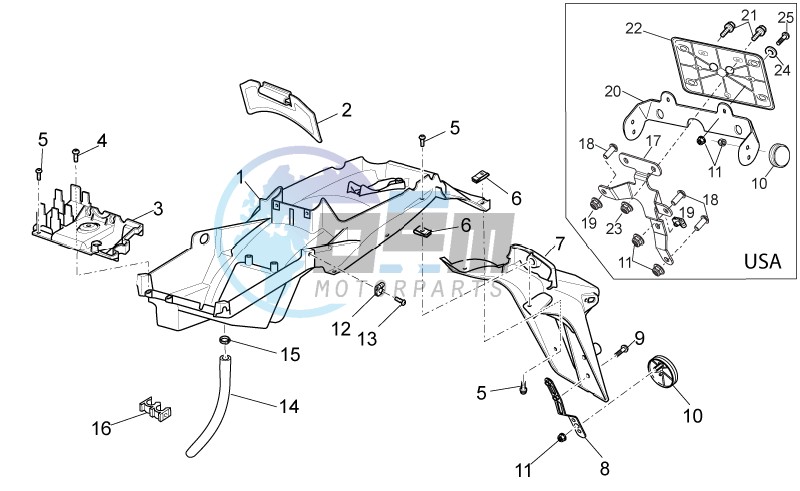 Rear body - Mudguard