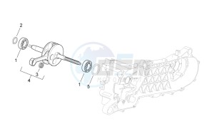 Scarabeo 50 2t drawing Drive shaft