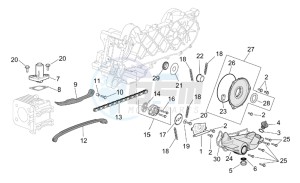 Scarabeo 50 4T E2 drawing Oil pump