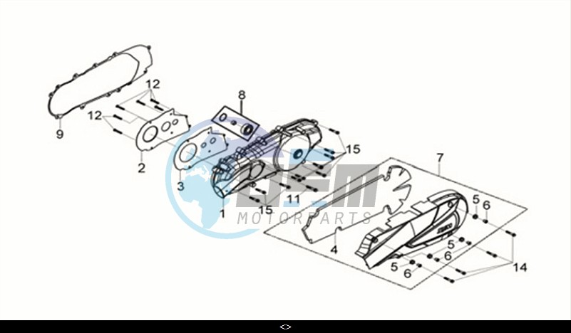 L. CRANK CASE COVER