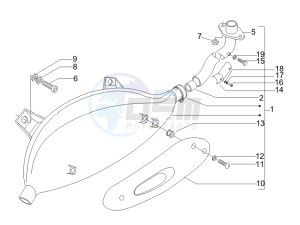 Granturismo 200 L USA drawing Silencer