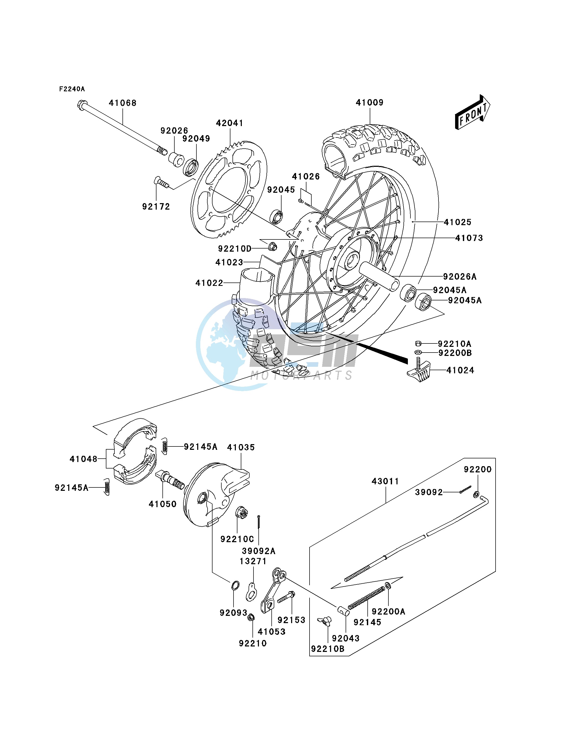 REAR HUB-- B3- -