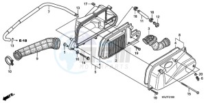 FES1259 Europe Direct - (ED) drawing AIR CLEANER