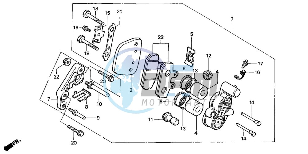 FRONT BRAKE CALIPER