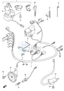 GZ250 (P34) drawing WIRING HARNESS