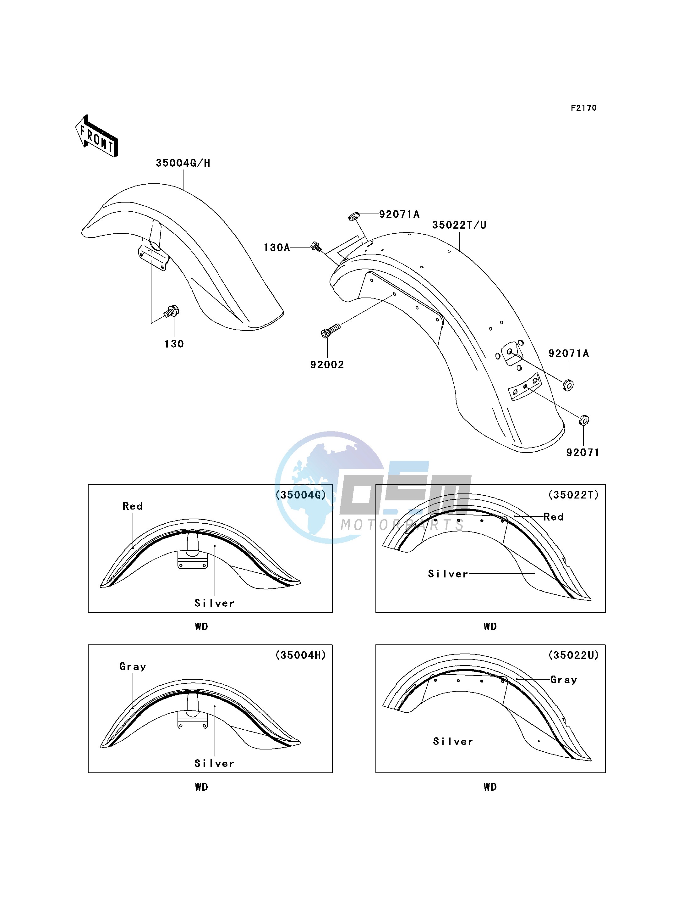 FENDERS -- VN1500-L2- -