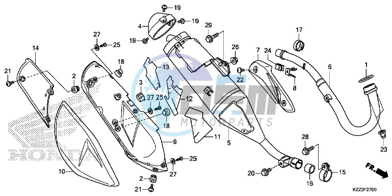 EXHAUST MUFFLER