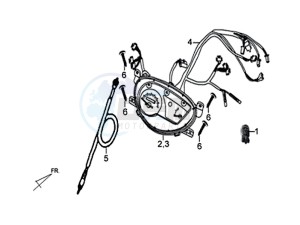 X'PRO 50 (45 KM/H) (AE05W4-EU) (L4-M1) drawing SPEEDOMETER / X'PRO 50 (45 KM/H) (AE05W4-EU) (L4-M1)