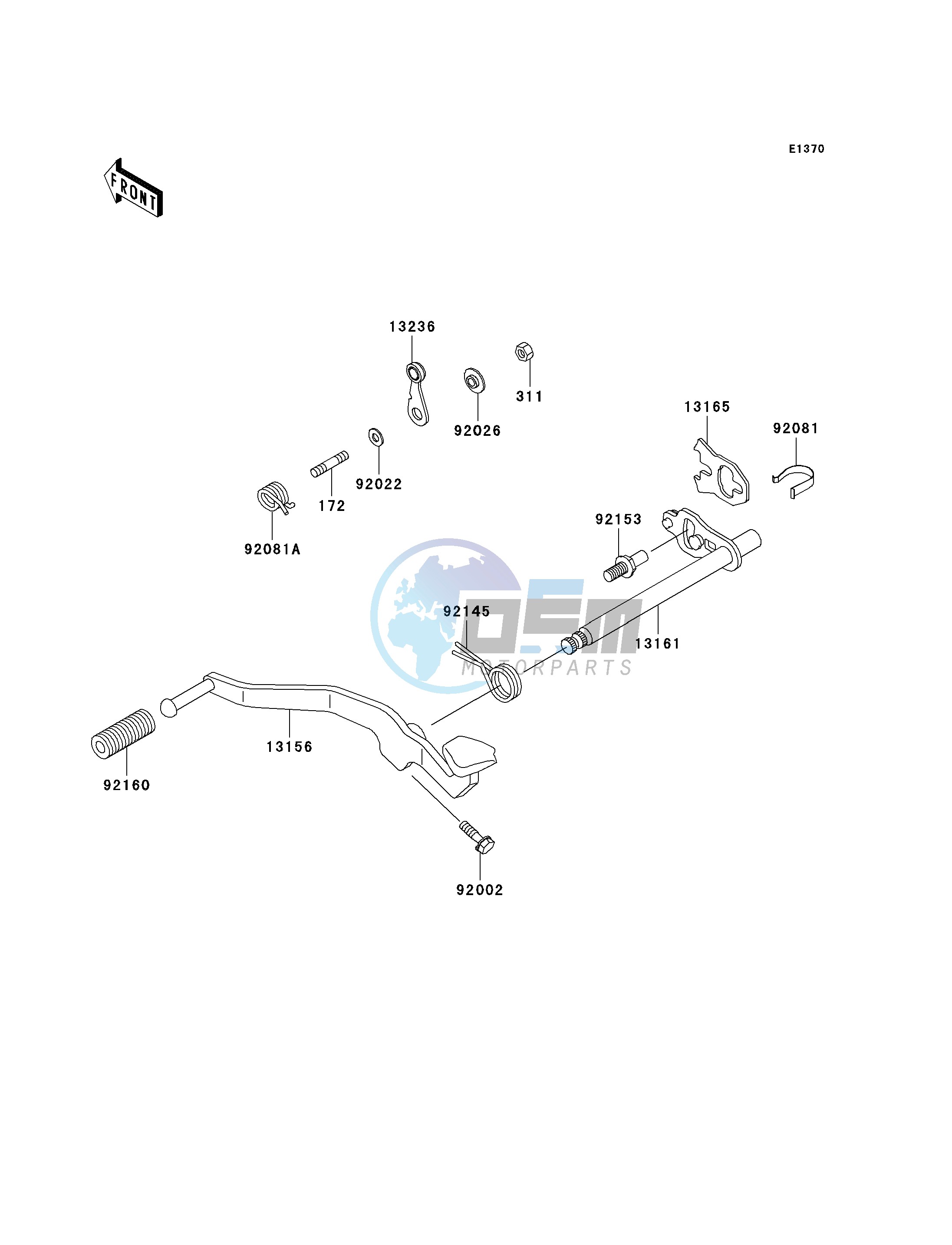 GEAR CHANGE MECHANISM