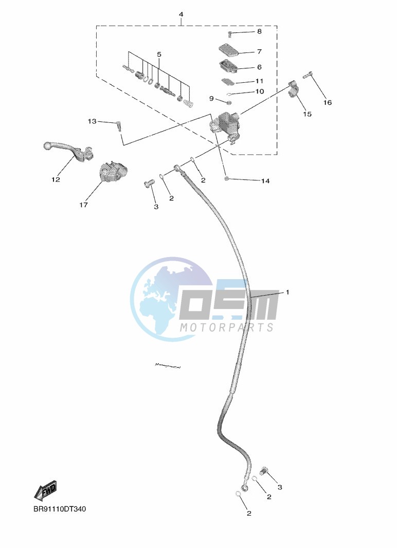 FRONT MASTER CYLINDER