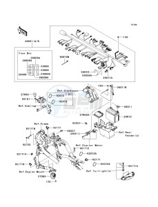 KLE 650 A [VERSYS EUROPEAN] (A7F-A8F) A7F drawing CHASSIS ELECTRICAL EQUIPMENT