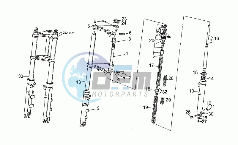 Front fork 1988